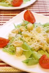 Caesar salad with chicken