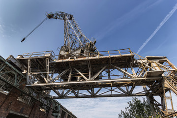 The historic shipyard crane