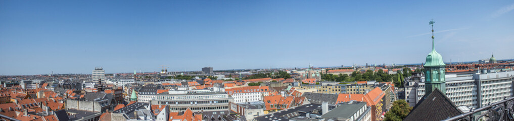 Naklejka na ściany i meble panoramaerne Kobnhavn (Panorama Kopenhagen)