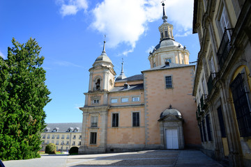 Fototapeta na wymiar Royal Palace of La Granja de San Ildefonso, Segovia.