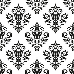 Damask Seamless Pattern. Abstract Background