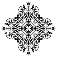 Damask Seamless Pattern. Abstract Background