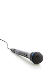 Microphone isolated on white