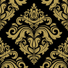 Damask Seamless Pattern. Abstract Background