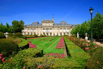 Obraz premium Royal Palace of La Granja de San Ildefonso, Segovia.