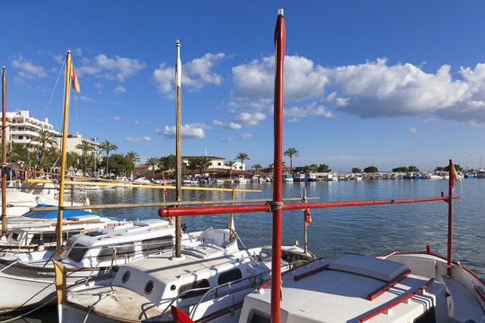 Boote in Port d' Alcudia