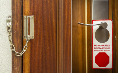 avoid to be disturbed