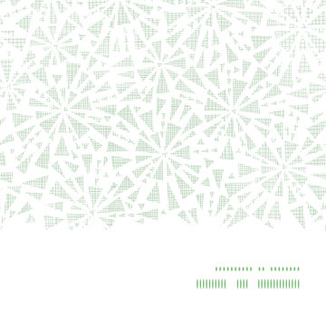 Abstract textile triangles bursts horizontal frame seamless