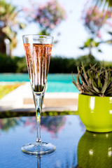 Glass of champagne