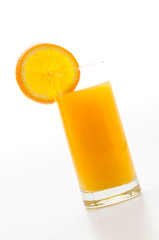 Orange juice glass
