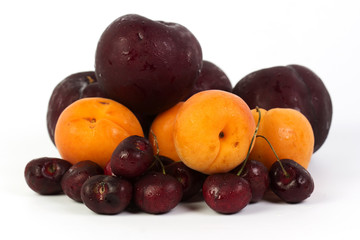 cherry apricot prune