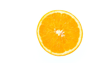 Orange isolated on white