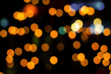 Abstract circular bokeh for background