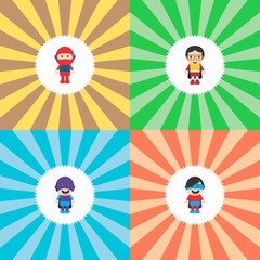 superhero cartoon character