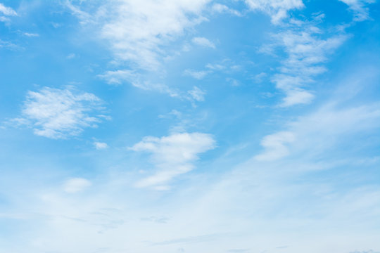white cloud and blue sky background image