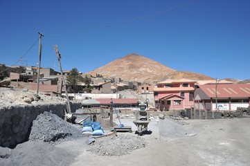 Mining - enrichment plant in Potosi