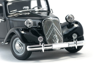 Black vintage retro car