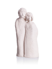 Clay statue of a couple