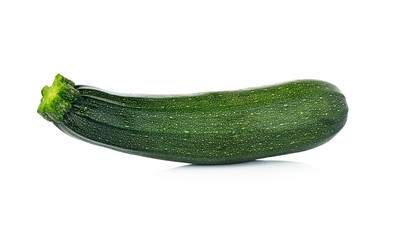 Fresh zucchini isolated on white