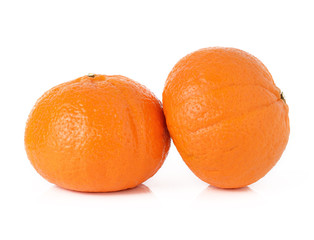 Orange fruit isolated on white