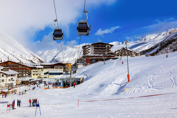 Mountain ski resort Obergurgl Austria