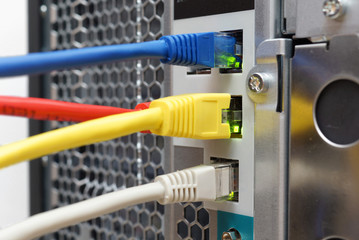 Network Server with multiple network cables
