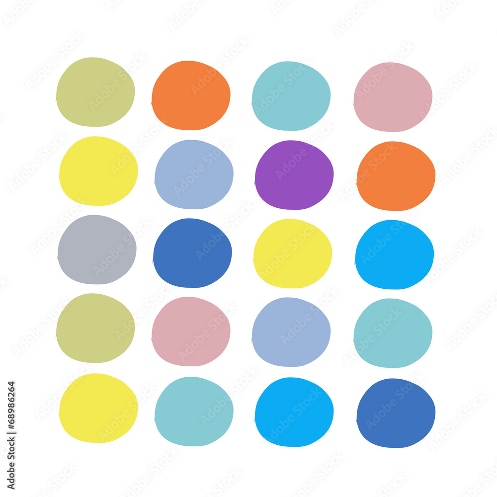 Poster abstract circles pattern for your design