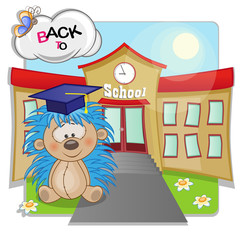 Hedgehog and school