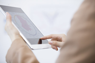 Women to be meeting with the tablet