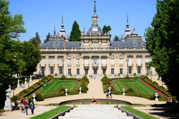 Fototapeta premium Royal Palace of La Granja de San Ildefonso, Segovia.