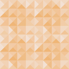 Orange triangle and lines pattern1