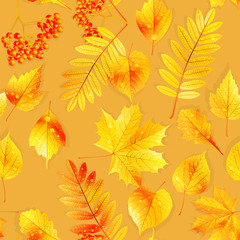 Swatch ready detailed seamless wet leaves.