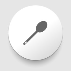 spoon symbol sign and button
