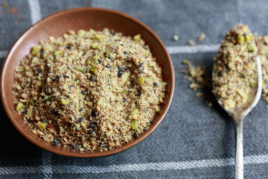 Dukkah (a nut and spice mixture) from Egypt