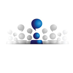 communication and social media concept. team work.