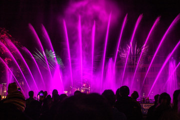 Illuminated fountain