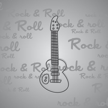 rock and roll guitar theme