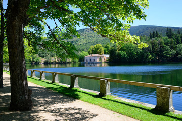 The sea of Royal Palace of La Granja de San Ildefonso, Segovia.
