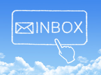 Inbox message cloud shape