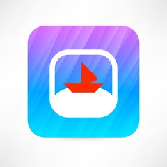 red boat icon