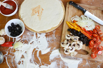 delicious pizza dough