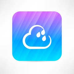 rain cloud icon