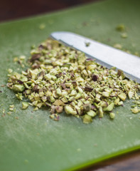 Chopped pistachios