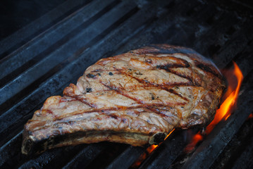 A Perfect Flame Grilled Steak Ready to Eat
