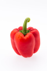 Red peppers isolated on white background