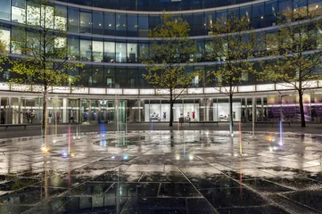 Foto op Plexiglas Fountain in the Metropolitan building in Warsaw © Cinematographer