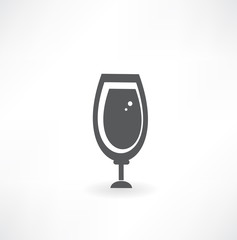 Wine Glass Icon in Vector Format
