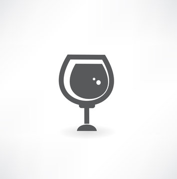 Wine Glass Icon in Vector Format