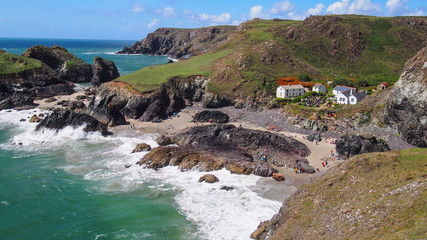 The Kynance Cove in Cornwall