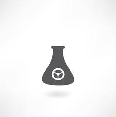 vial with a label icon